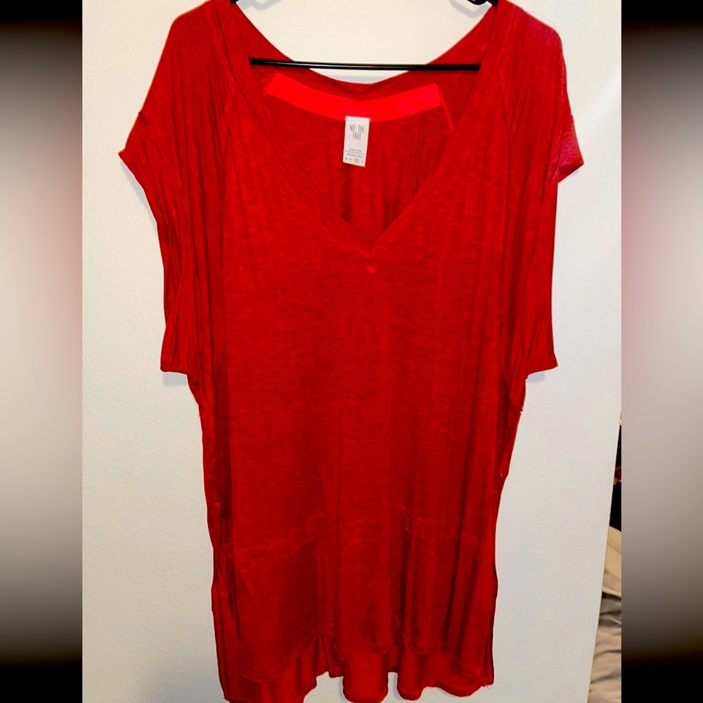 Free People Short Sleeve Top